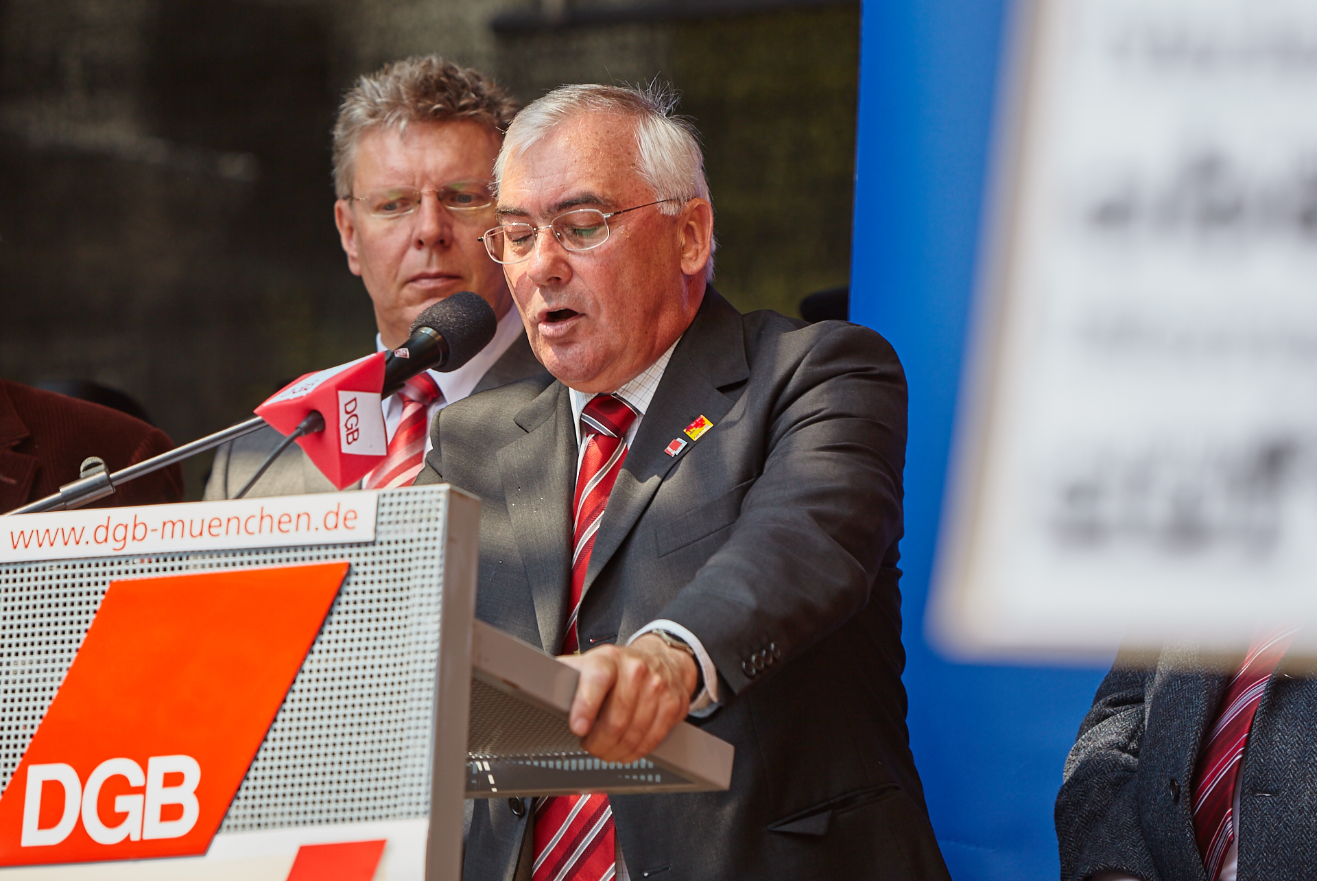 1. Mai 2009 - Kundgebung auf dem Marienplatz